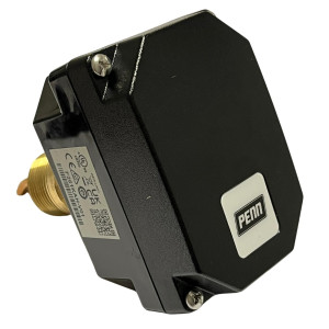PENN F261KAH-V01C Standard model flow switch with Type 3R (NEMA) enclosure, 1 in., 2 in., 3 in., and 6 in. stainless steel paddles, lock-tooth washer, and screw 
