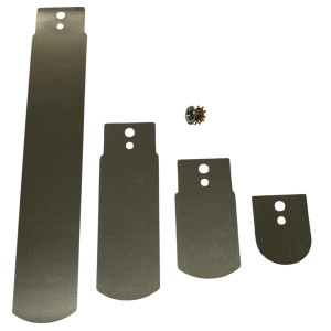 PENN F261KAH-V01C Standard model flow switch with Type 3R (NEMA) enclosure, 1 in., 2 in., 3 in., and 6 in. stainless steel paddles, lock-tooth washer, and screw 