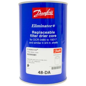 Danfoss 023U5381 Filter Drier Core 48-DA for DCR, After Burnout, includes Gasket, for Use with DCR 0485 to 19217 and other 4-3/4 in Shells

