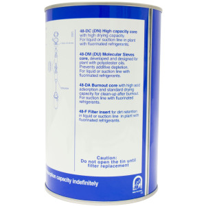 Danfoss 023U4381 Filtro Cartucho 48-DC Elemento para Filtro tipo DCR de Refrigeracion, Eliminador de Humedad, incluye Sello, para ser utilizado con Filtros DCR 0485 a 19217 y Porta filtros similares de 4-3/4 pulg, 023U4381, 023U4380, 00PPG000445000A