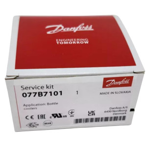 Danfoss 077B7101 Termostato de control Enfriador de Botellas 077B1704L Cut-in Frio +5.0C Cut-out Frio +1.5C Cut-in Caliente +12.5C Cut-Out Caliente +9.5C Capilar 1200mm B0