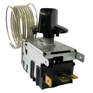 Danfoss 077B7101 Thermostat Bottle Coolers 077B1704L Cold Cut-in +41.0F Cold cut-out +34.7 Warm Cut-in +54.5F Warm Cut-out 49.1F Capillary tube length 47.2in 
B0
