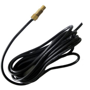 Full Gauge SB19 Sensor de Temperatura con Rosca, 2.5 m (8.2 pies), Sensor NTC con Rosca para ser insertado directamente en paneles solares.  Disenado para energia solar y otras aplicaciones. Rango de Temp -50 a 105 C (-58 a 221 F)