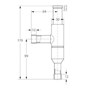 Suction Pressure Regulator Danfoss 5/8 Kvlc5 034l0147 Solder