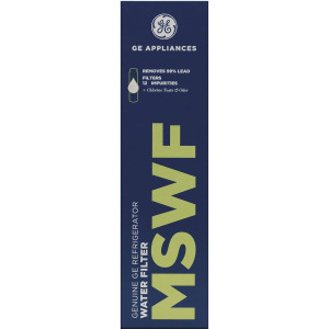 GE MSWF Genuine OEM Refrigerator Water Filter 
Fits: WR02X12345 MSWFDS WR02X12801 MSWF3PK
