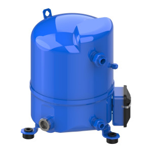 Danfoss MTZ22JC1BVE 2HP R404,R407,R134,R448, MBP Compresor Reciprocante para Refrigeracion 208-230/1/60 (V/Ph/Hz),Descarga 1 pulg V06, Succion 1-1/4 pulg V09, Rotolock, Aceite POE ,MTZ22-1V