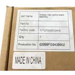 Main Board Outdoor Unit Vrf 17127000010418 Fits:   Evcpro210ca00c Evcpro230cac00c Evcpro290Cac00c  