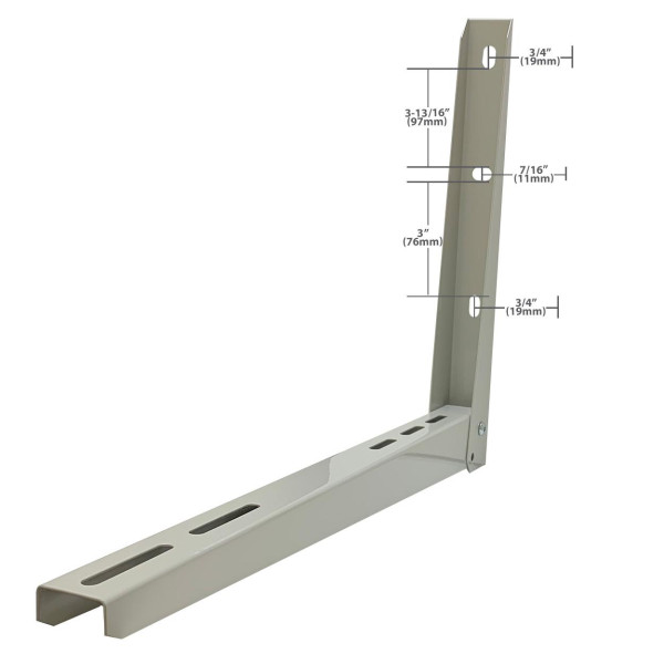 Appli Parts APAB-2100 Mini Split Wall Mounting Bracket, Heavy Duty Condenser Support up to 220 lbs, Universal for Outdoor Unit from 5,000 to 36,000 BTU with Installation Kit
 Appli Parts APAB-2100 Mini Split Wall Mounting Bracket, Heavy Duty Condenser Support up to 220 lbs, Universal for Outdoor Unit from 5,000 to 36,000 BTU with Installation Kit