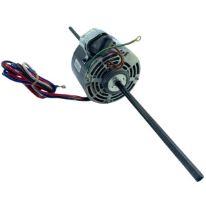 US Motors 6851-0850 1/15 HP Motor para Fan Coil 1.100 rpm, 6 polos, 2 ejes, 3 velocidades, 5.6 diametro, CCW, 220 V, 60 Hz, 1 ph, Capacitor 5 mfd 370 VAC