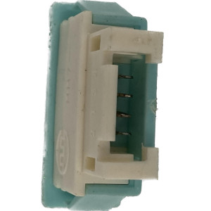 Switch Nevera 4 Terminales 250V 0.7A 125V 1.4A terminales 4312, modelo LTK-6, Switch de puerta refrigerador con 2 botones, Remplazo LG Samsung y Otras marcas