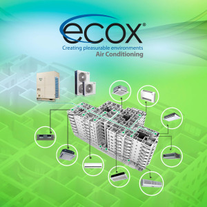 ecox ACUB12CA Air Curtain 48 in, 110 V, 60 Hz, 1 Ph, 130 W. For Residential or Commercial Use   