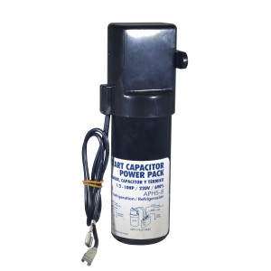 Appli Parts APHS-6 1/12 to 10 HP, 110/220 V, 1 Ph, Hard Start kit Capacitor power pack booster for air conditionning and refrigeration compressors, Up to 690 percent Torque