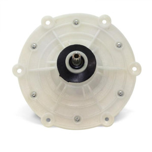 Appli Parts APTW-81037 Transmision Lavadora Eje Estriado (11 Estrias), Base 6 Huecos, Polea (138mm), remplazo para lavadoras Mabe y otras marcas, referencia 1221B7