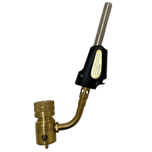 Appli Parts APHT-1S Soplete Boquilla de Soldar, Antorcha manual de un solo quemador con encendedor de arranque para soldadura fuerte con Mapp o punta giratoria de combustible de propano