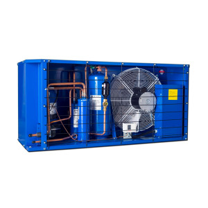 Danfoss OP-HGZ125D40Q Condensing Unit Microchannel Coil 10HP MBP 230V/3Ph/60Hz R134a,R404A,R448A,R449A,R452A,R513A POE Oil 2 Fan Enclosure with Reciprocating Compressor MTZ125-3 115N0363
