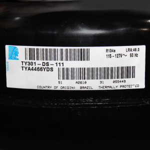 Compresor Tecumseh B 1/2hp 110v/1ph/60hz Media Tya4466yds 134a C/Valvula (Akm19ys) 14950962