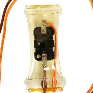 Appli Parts APBT-S8835 Bimetal Termico 2 Cables Appli Parts Abre a 15C y Cierra a 0C, cables de colores naranja y marron, Referencia BIM-8835, RO40504 Termodisco