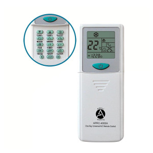 Appli Parts APRC-4000A Universal Air Conditioning Remote Control, 2 in LCD, Celsius and Fahrenheit, 4,000 Frequencies
