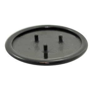 Small Top Burner Mabe Black 3" Ws01f02507 / 263d7045g001 / Ws01f04242