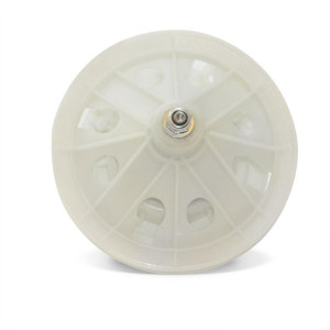 Appli Parts APTW-81045 Transmision Lavadora Eje Cuadrado, Base 6 Huecos, Polea (146mm), remplazo para lavadoras Mabe y otras marcas