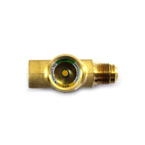 Danfoss SGP 12 I 1/2 in Sight Glass, Flare, Male x Female Connections, Multirefrigerant, 014L0025