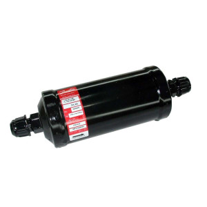 Danfoss 023Z0012 Filtro Secador 3/8pulg linea de Liquido para sistemas de aire acondicionado y refrigeracion DCL 303 Roscable 3-4.7tons Unidireccional 24.3cm Largo 8cm Ancho
