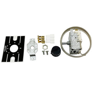 Termostato Ranco SPST Cold Cut-In -18C Cold Cut-Out -24C Warm Cut-In -9C Capilar 1200mm 47-1/4pulg K50P-1126-001 Refrigerador Congelador