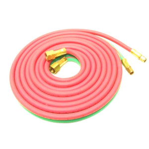 Uniweld H33A Oxyacetylene Welding Twin Hose 25 Feet 3/16 in with Connection Type A 3/8 in 43513