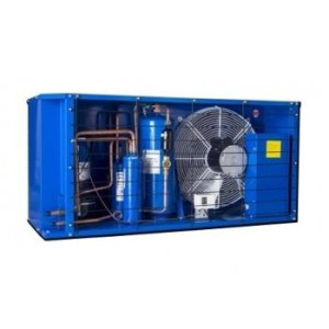 Danfoss OP-LJZ108D40N Condensing Unit Microchannel Coil 4.5HP LBP 230V/1Ph/60Hz R404a 1 Fan with Reciprocating Compressor NTZ108-1 114N3352