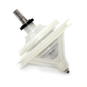 Appli Parts APTW-81030 Mabe Washing Machine Transmission replacement, Splined Shaft, 14 Splines, 4 Hole Base, Pulley 6-3/4 in 172 mm 