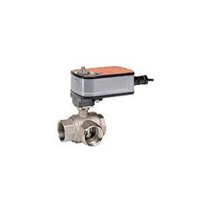 Belimo Valve Ccv B323 + Lf24 us 3way 1"Npt 24v Cv 10 Normally Open