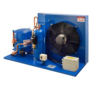 Danfoss OP-HJZ050D39Q Unidad Condensadora Microcanal 4.5HP MBP 230V/3Ph/60Hz R134a,R404A,R448A,R449A,R452A,R513A Lubricante POE 1 Ventilador con Compresor Reciprocante MTZ50-3 115N0298 