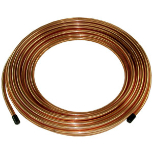 Copper Tube, Flexible 1/2 in X 50 ft Acr Type Ctp