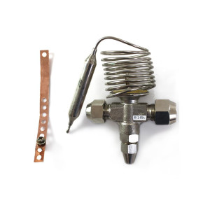 Appli Parts 1/2 Ton R-12 Thermostatic Expansion Valve 3/8 x 1/2 in SAE Connections Internal Equalization