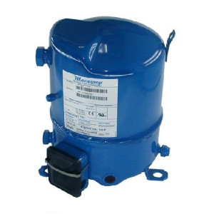 Danfoss MT40JH4EVE 3.5HP R22, MBP Compresor Reciprocante para Refrigeracion 400/3/50 460/3/60 (V/Ph/Hz),Descarga 1 pulg V01, Succion 1-1/4 pulg V09, Rotolock,Aceite Mineral ,MT40-4V