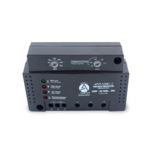 Appli Parts APVP-33BB1-2 220 V Voltage Surge Protector with Adjustable Range and Reconnecting Time, 50/60 Hz, 3 Ph, 3.5 A, works with all electric appliances and units with rated electrical consumption