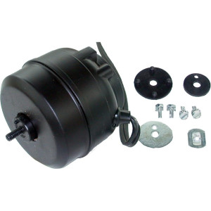 Appli Parts Motor Ventilador 9W 115V 50/60Hz 0.55A 1550rpm, giro del motor CWLE, remplazo para motor GE, modelo APFM-91G, incluye tornillos y tuercas y soportes de goma Referencia NUV-G009 