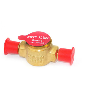 Danfoss 014L0008 Visor de Liquido / Humedad 3/8pulg x 3/8pulg Flare SGP 10 I R410 
