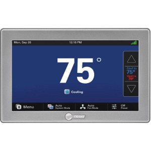 Thermostat A/C Trane Comfort Linkii Xl1050 24v Digital Color Touchscreen 7" Wi-Fi Variable Speed System