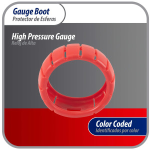 Appli Parts APMG-GBR 2.5 in Red Protective Gauge Boot for Manifold Gauge High pressure