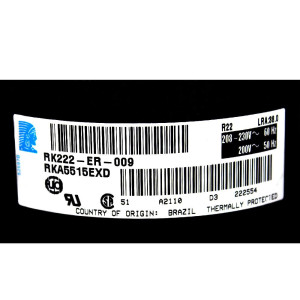 Compresor Tecumseh B Rotativo 15.000btu 220v/1ph/60hz R22 Rka5515exd