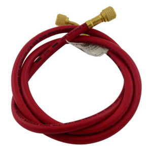 Uniweld H5SMBR Manguera Manometro 60 pulg, roja, Anti-Blowback