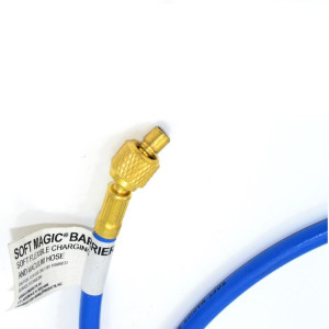 Uniweld H5SMBB Manguera Manometro Azul 60 pulg  Soft Magic Cfc/Hcfc/Hfc/R410 Conexion Estandar 1/4 91727