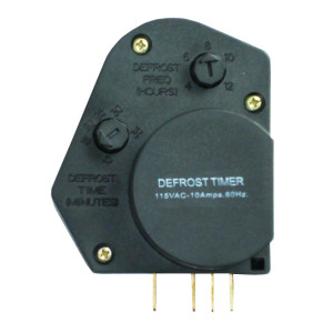Appli Parts APDT-410351 4-12 hr, 10-35 min, 110 V, 50/60 Hz, Adjustable Defrost Timer Pin 2143 GP-1 Type for Refrigerators replaces TIM-105, UTD10 and others