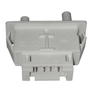 Switch Nevera 4 Terminales 250V 0.7A 125V 1.4A terminales 4312, modelo LTK-6, Switch de puerta refrigerador con 2 botones, Remplazo LG Samsung y Otras marcas