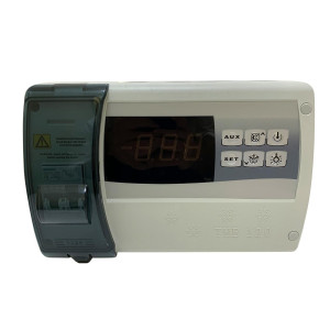 Caja Control THE120 220v/1ph/50-60hz IP65 Braker Siemens 5SU9 356 RCBO C25, 2 x Sensor NTC 5 Salidas, 2 Entradas Sensores, 3 Entradas Digitales, RS485, Max 25Amps