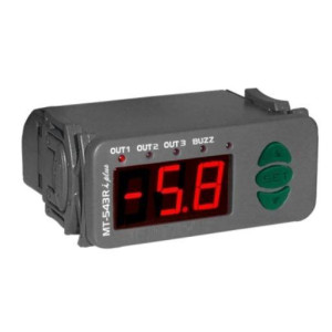 Full Gauge MT-543Ri Plus Controlador Electronico para Refrigeracion y Calefaccion. 1 Sensor 3 Salidas 110/220V compatible con Sitrad