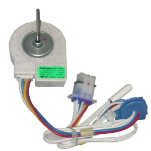GE WR60X10074 Genuine OEM Evaporator Fan Motor With Thermistor  Fits: WR60X10185 197D4492G001 197D2039P013 9.75v 3.25w Panasonic Udqt26ge4