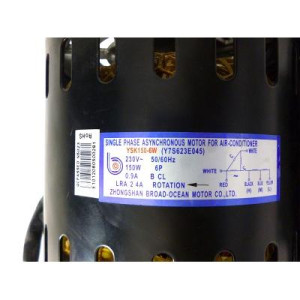 Motor A.A. Fan Coil 230v/50-60hz MTA4-48CR YSK150-6W or YKSS-150-6-7 RoHS 202470790002 17400801000067
