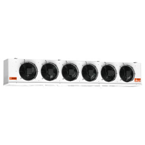 Oyon OEA30064606D Evaporador para Cuarto Frio 43147 Btu Media, 31538 Btu Baja, 6 vent 12 pulg, Descongelamiento Electrico, 220 V, 1 Ph, 50/60 Hz, 5 fpi, Perfil Medio